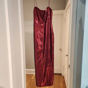Reformation Frankie Sequin Dress
